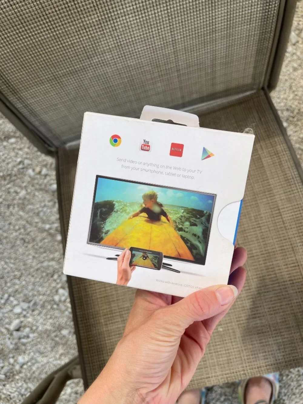 Chromecast in box